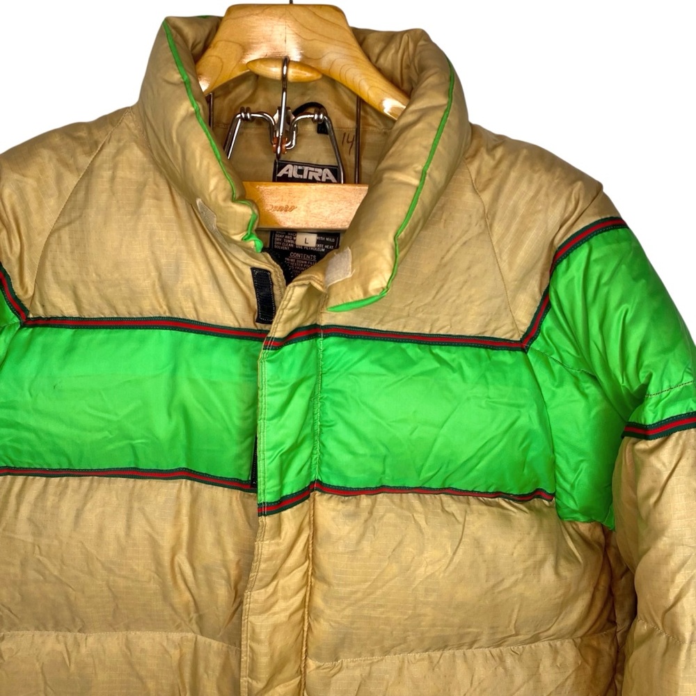 Altra Down Parka Mens L VTG Coat Made In Colorado USA Ripstop Winter Quilted